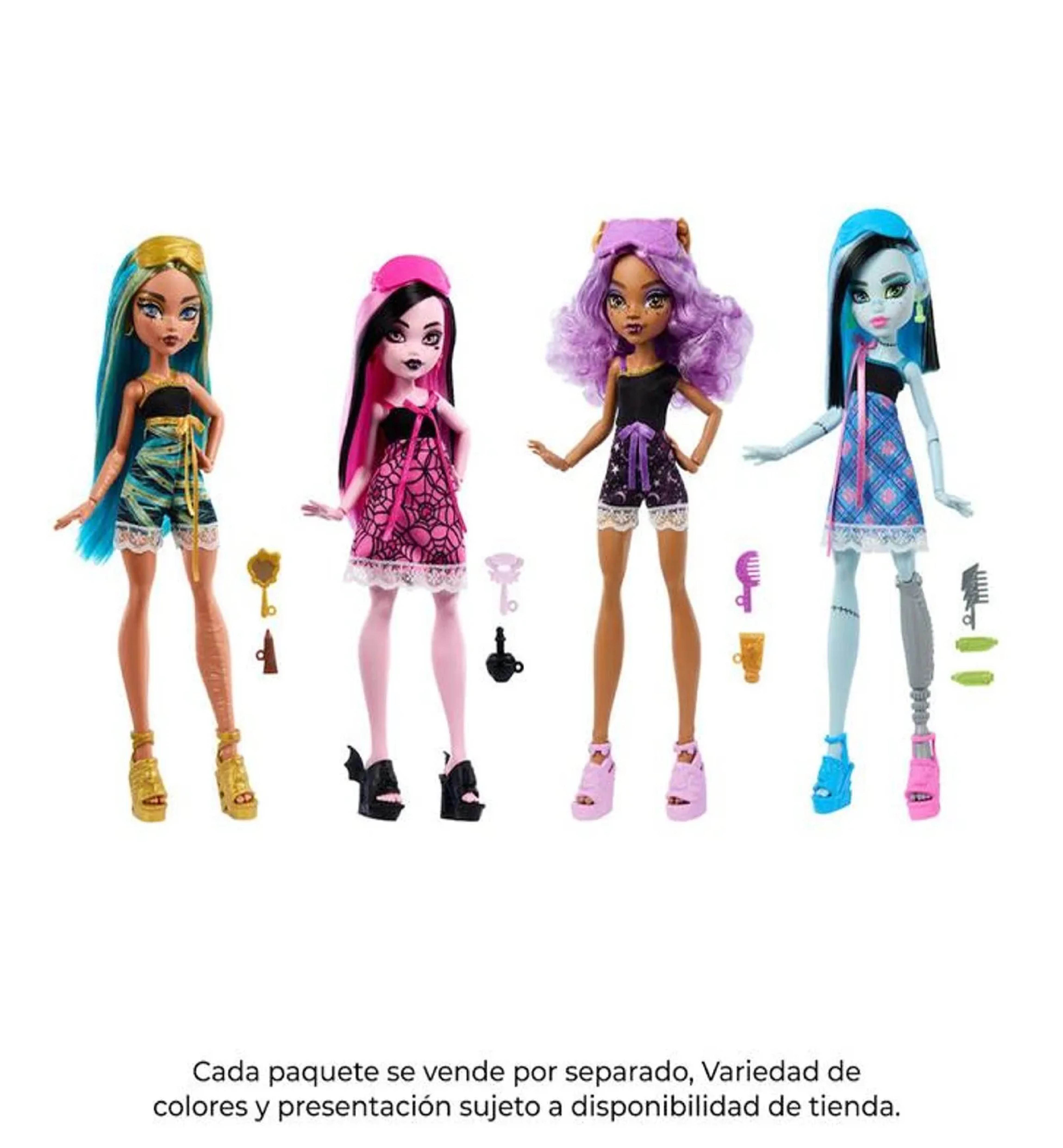 MH MUNECA PIJAMAS MONSTRUOSAS SORPRESA JGM42