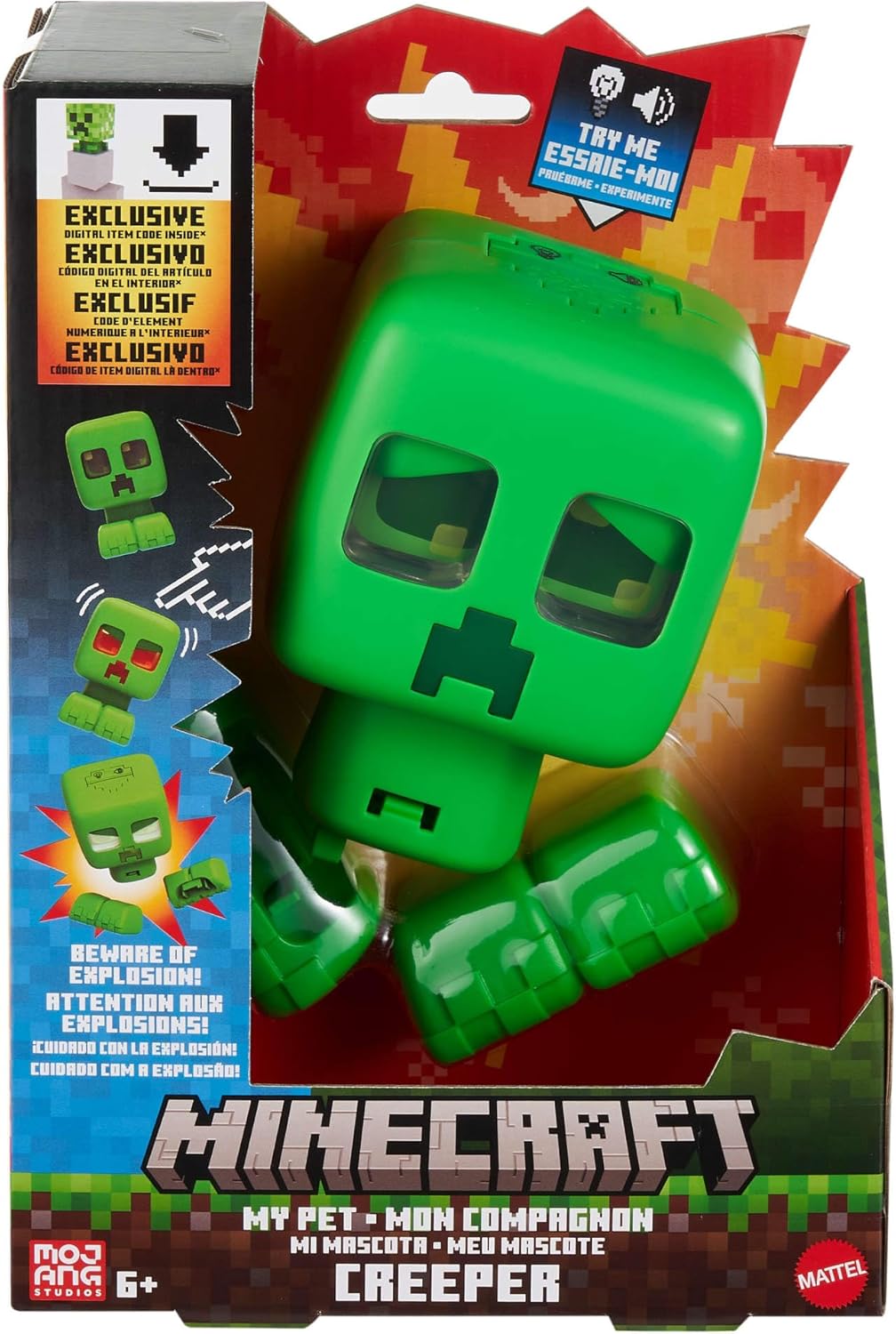 MINECRAFT FIGURA DE ACCIÓN MI MASCOTA CREEPER JGX49