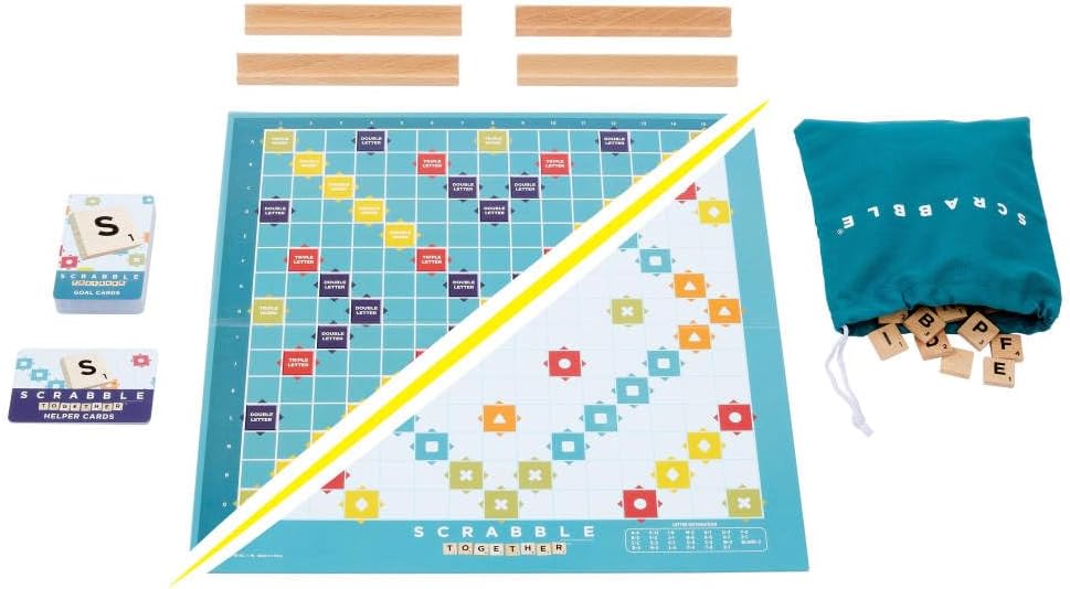 SCRABBLE JUEGO DE MESA DE MADERA CLÁSICO JGY26
