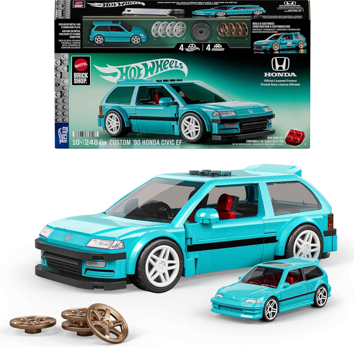 BRICK SHOP HOT WHEELS SPEED CUSTOM '90 HONDA CIVIC EF JHF62