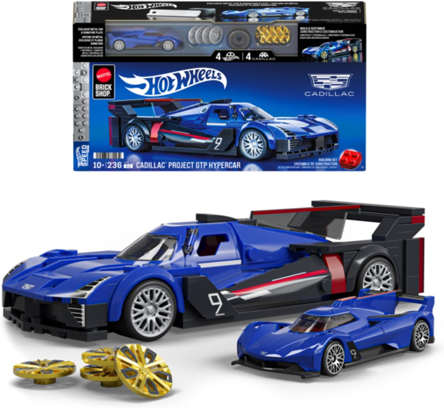 MATTEL BRICK SHOP HOT WHEELS JUGUETE SPEED CADILLAC PROJECT GTP JFR89