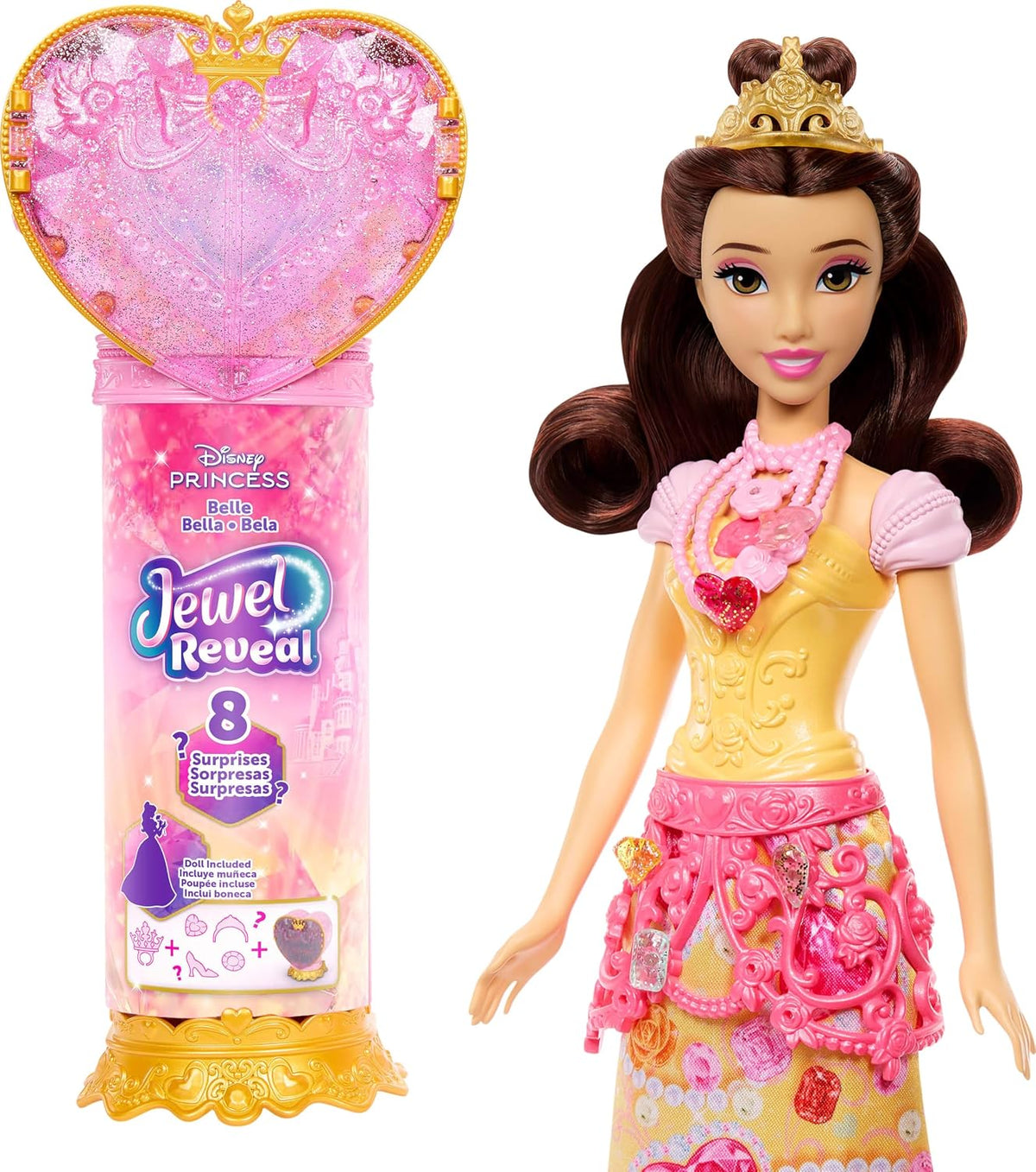 DP MUÑECA REVEAL BELLA SORPRESA JHL51