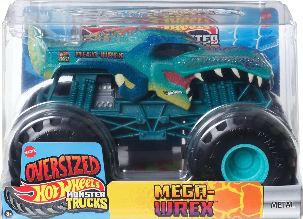 HW MONSTER TRUCKS COLOSSAL MEGA-WREX JJN47