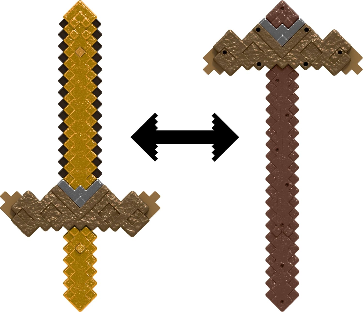 Minecraft Vanilla Espada‑Pico Transformable JKC15