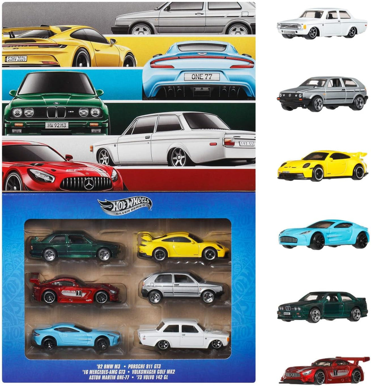 HW PAQUETE ESTILO EUROPEO 6 AUTOS JLB25