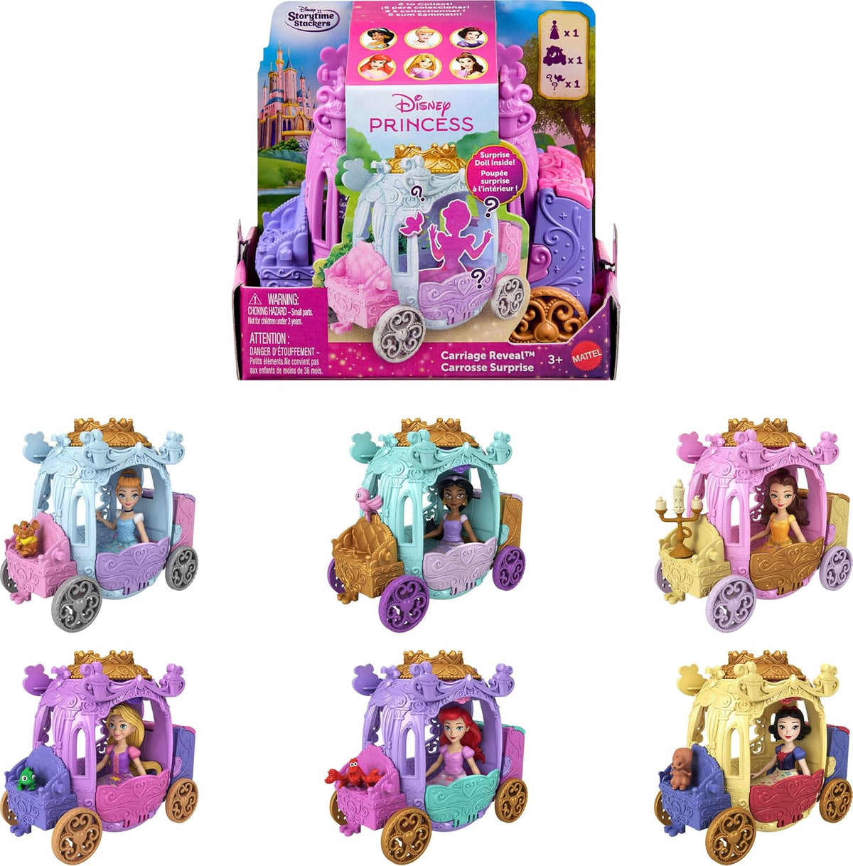 DP CARRUAJE CON MUÑECA SORPRESA JLH82