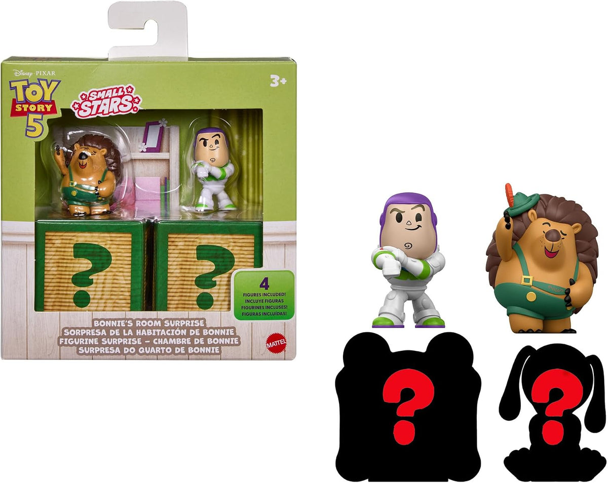 PIXAR TS5 FIG MINI DE ACCIÓN COLLECIONABLE PEQ ESTRELLAS PACK DE CUARTO DE BO JLK61