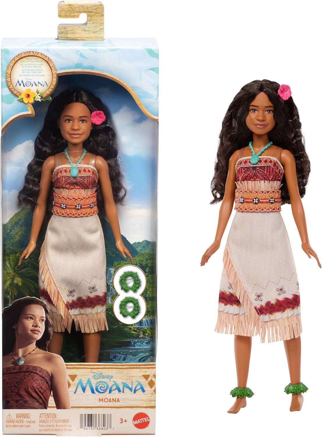 Moana Muñeca Live Action JLP16