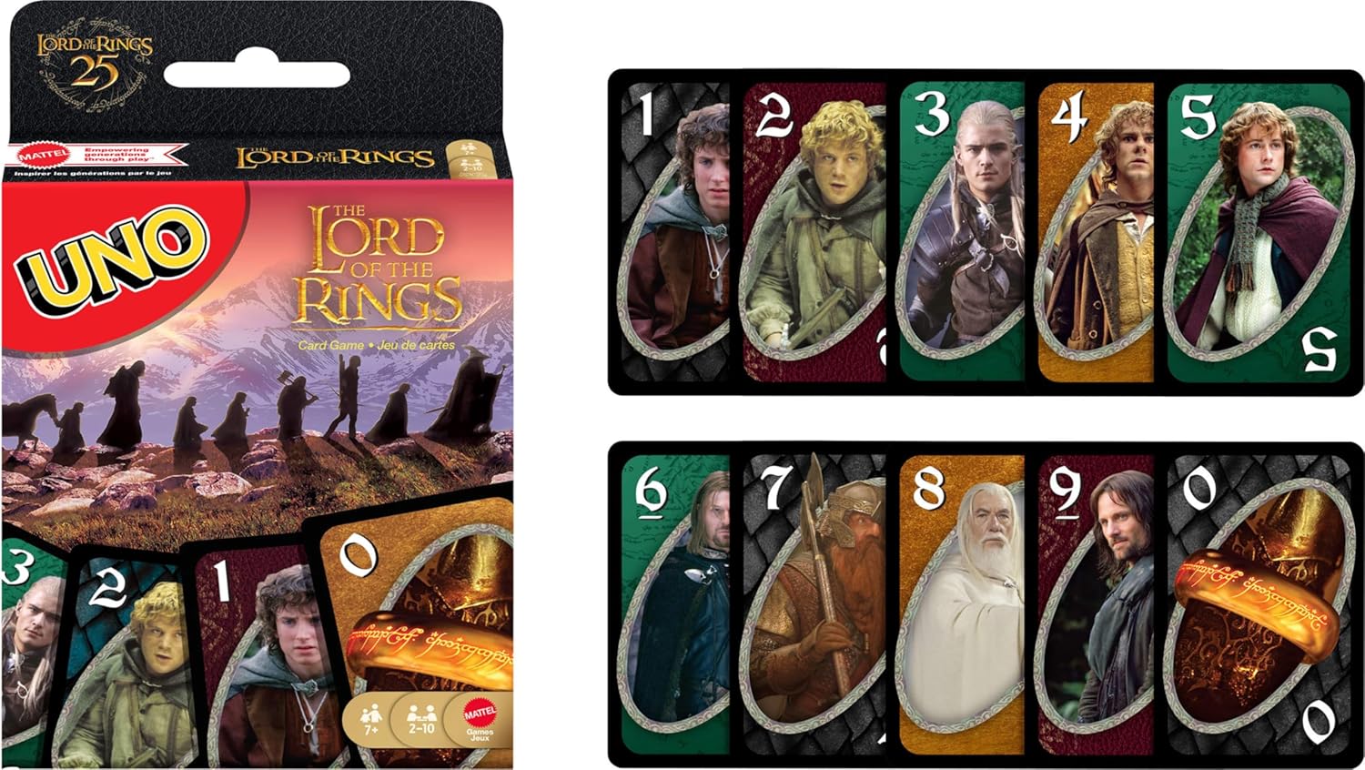 UNO SEÑOR ANILLOS JUEGO CARTAS JMF13