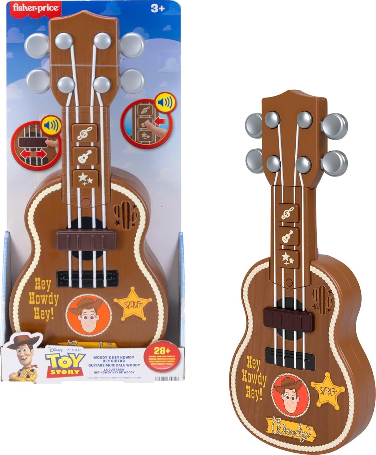 IMAGINEXT I & P DISNEY PIXAR GUITARRA MUSICAL WOODY JML06