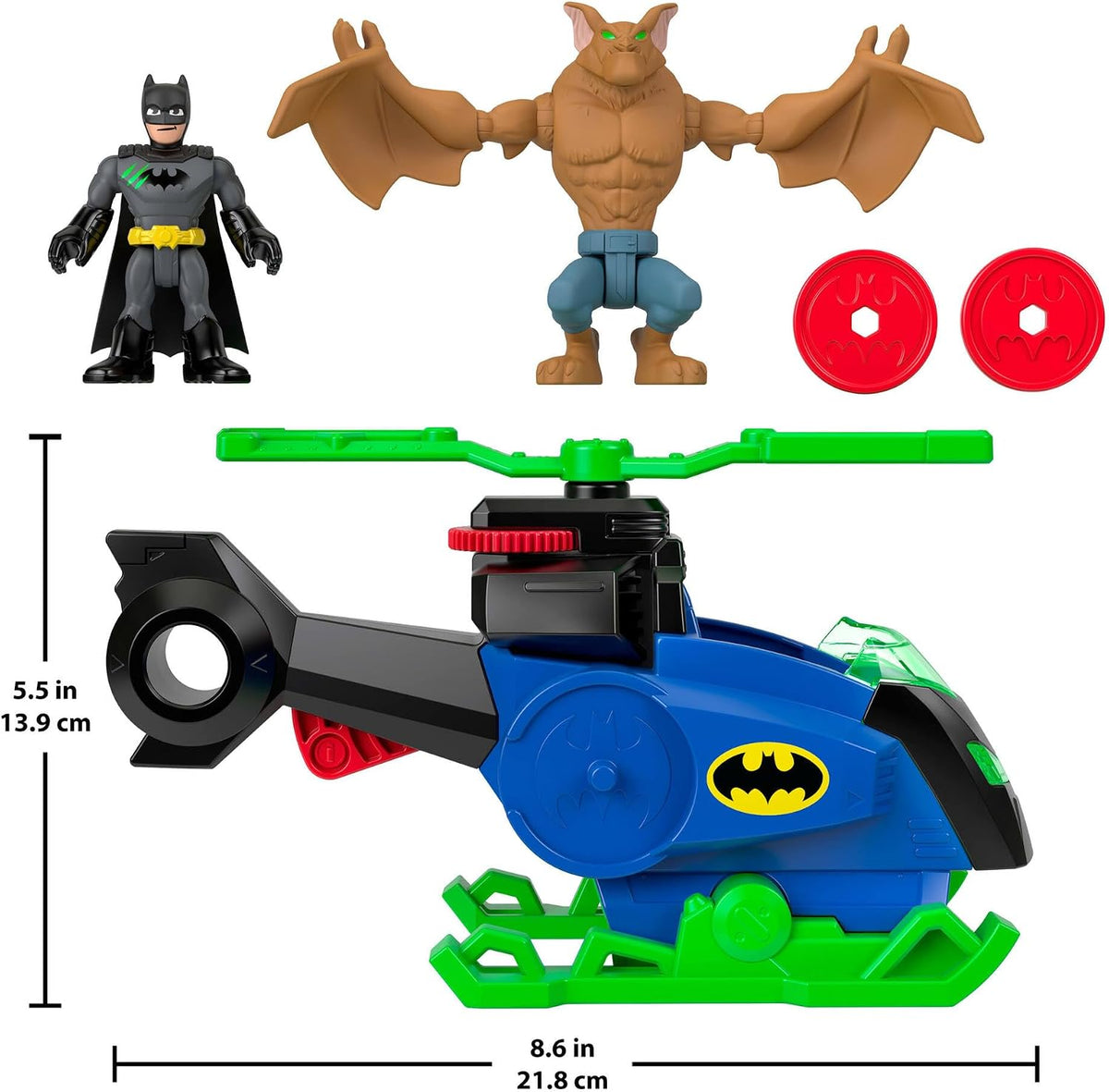 IMAGINEXT DC SUPER FRIENDS HELICÓPTERO DE BATMAN JML97