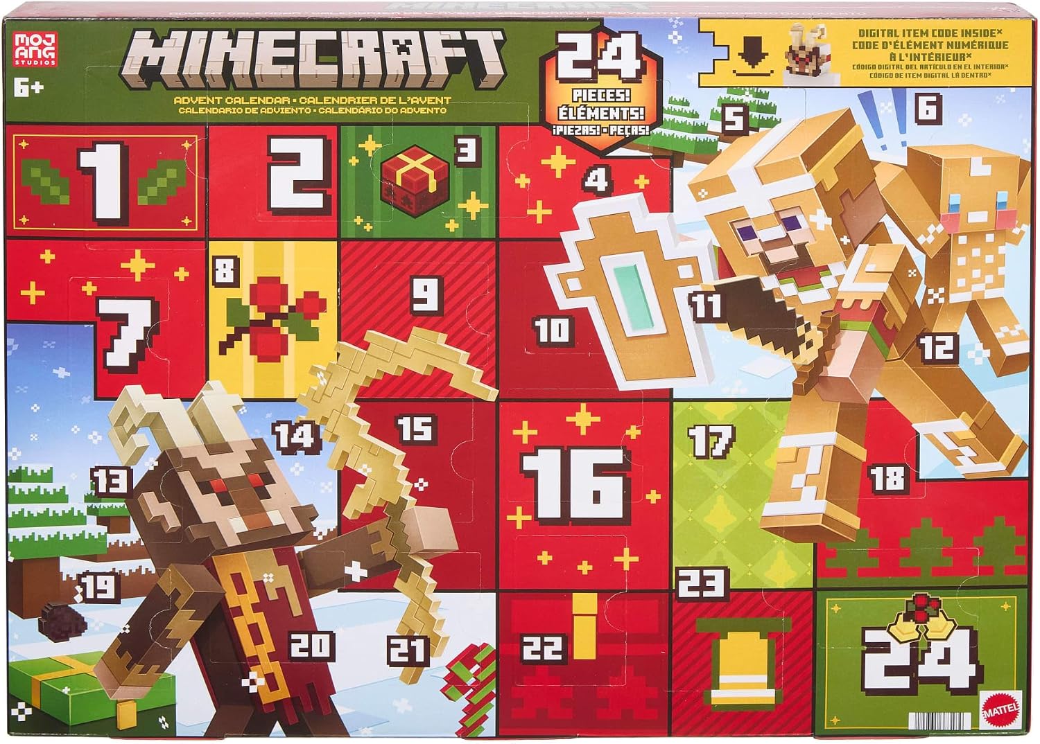 MINECRAFT VANILLA CALENDARIO DE ADVIENTO JMP70