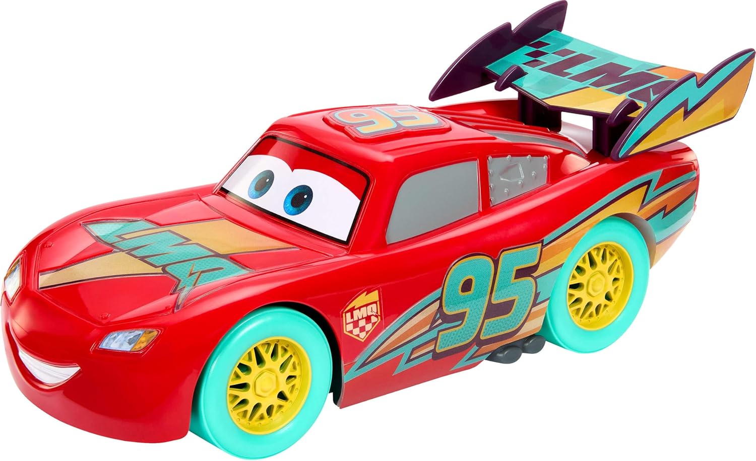 Cars de Disney y Pixar Vehículo Rayo McQueen Luces y Sonidos JMT55