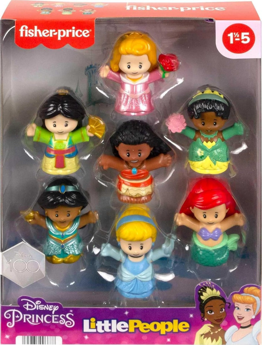 F-P LITTLE PEOPLE PAQUETE DE 7 FIGURAS DE PRINCESAS HJW75