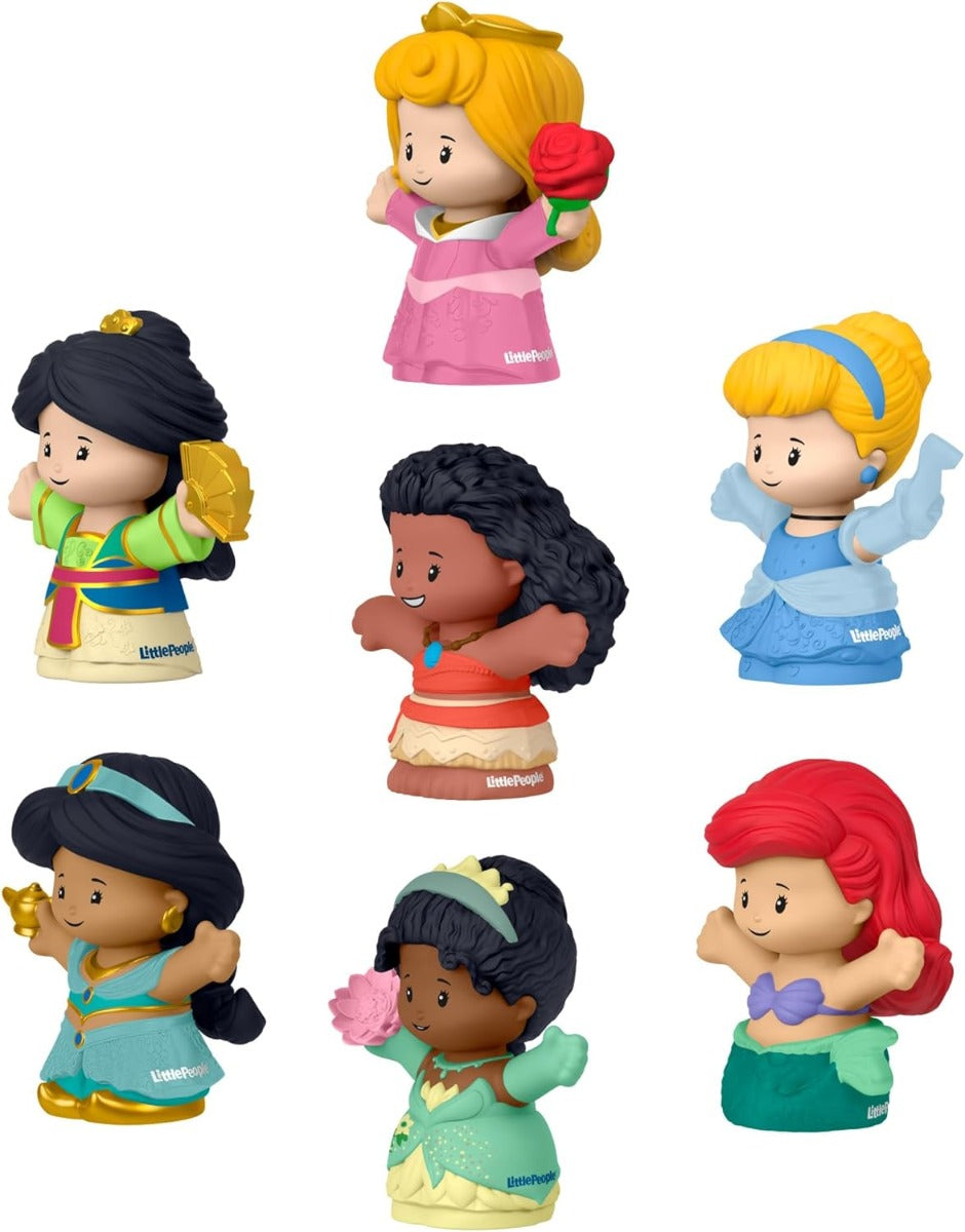 F-P LITTLE PEOPLE PAQUETE DE 7 FIGURAS DE PRINCESAS HJW75