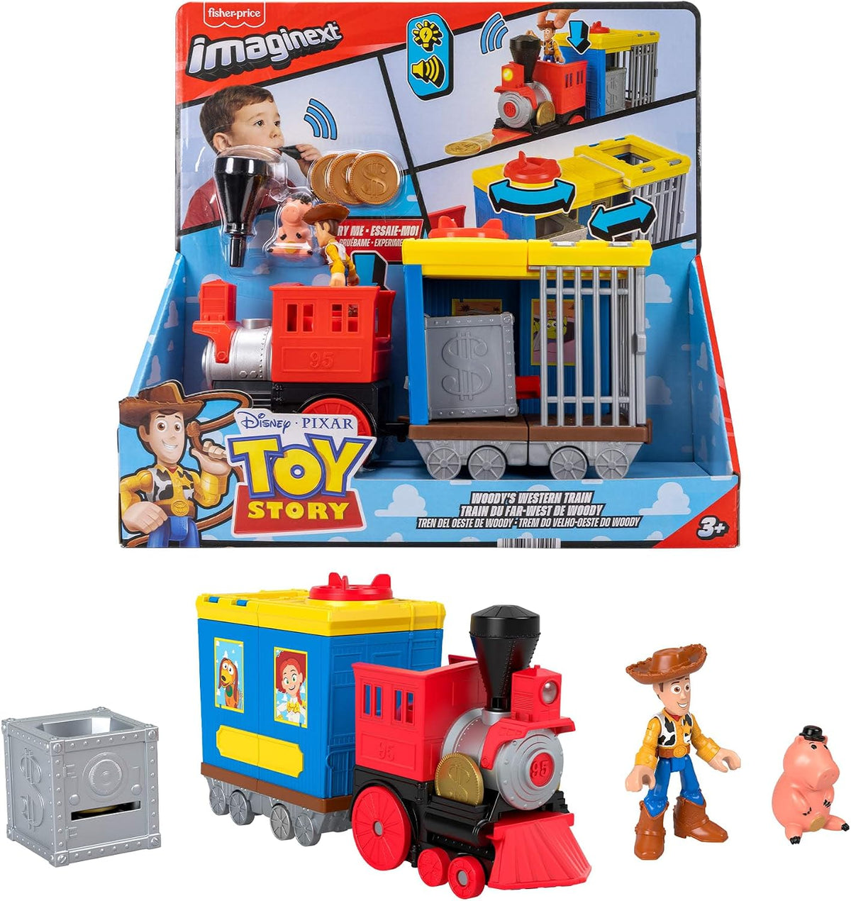 IMAGINEXT TOY STORY SET DE TREN DE WOODY JLC38