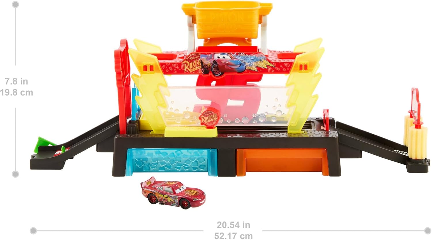 CARS COLOR CHANGERS PISTA AUTOLAVADO RAYO MCQUEEN JBM70