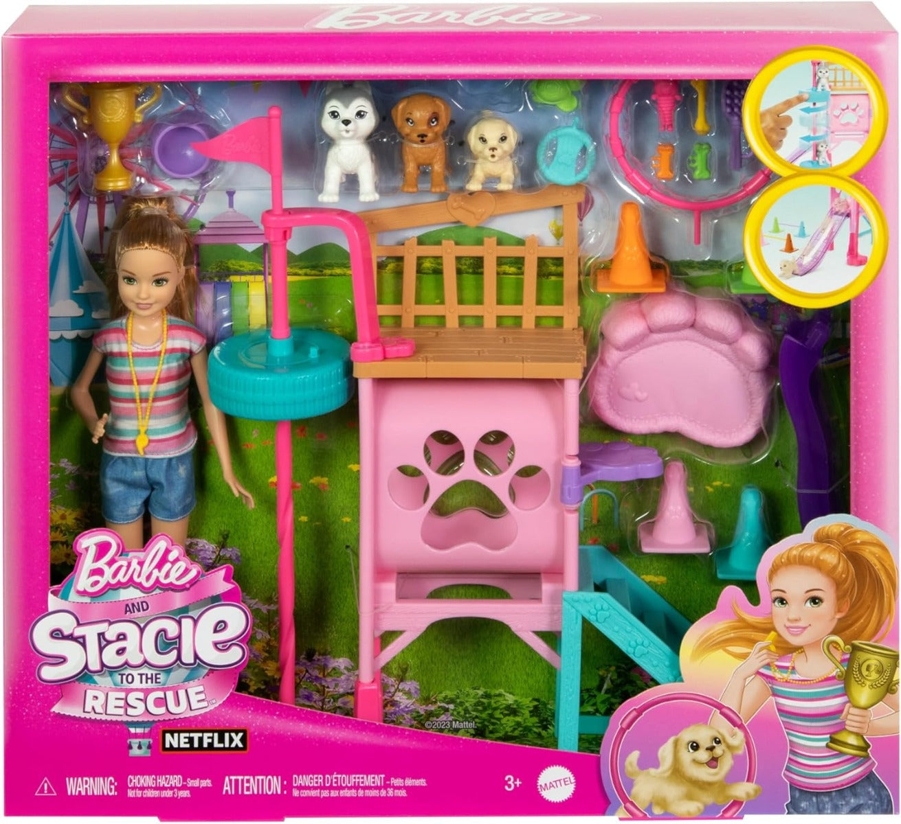 Barbie Stacie to the Rescue Puppy Trainer HRM10