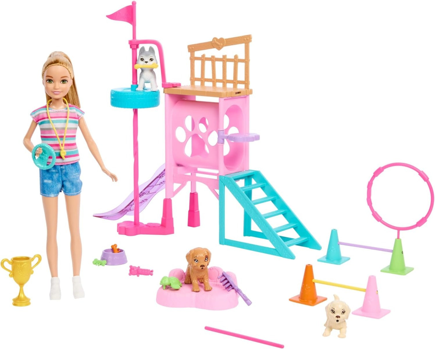 Barbie Stacie to the Rescue Puppy Trainer HRM10