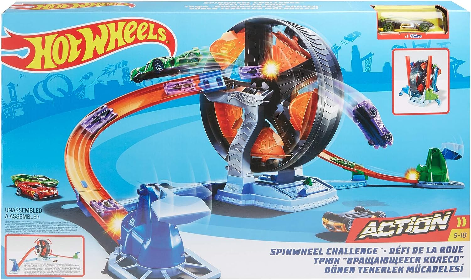 Hot Wheels Action Giros Extremos GJM77