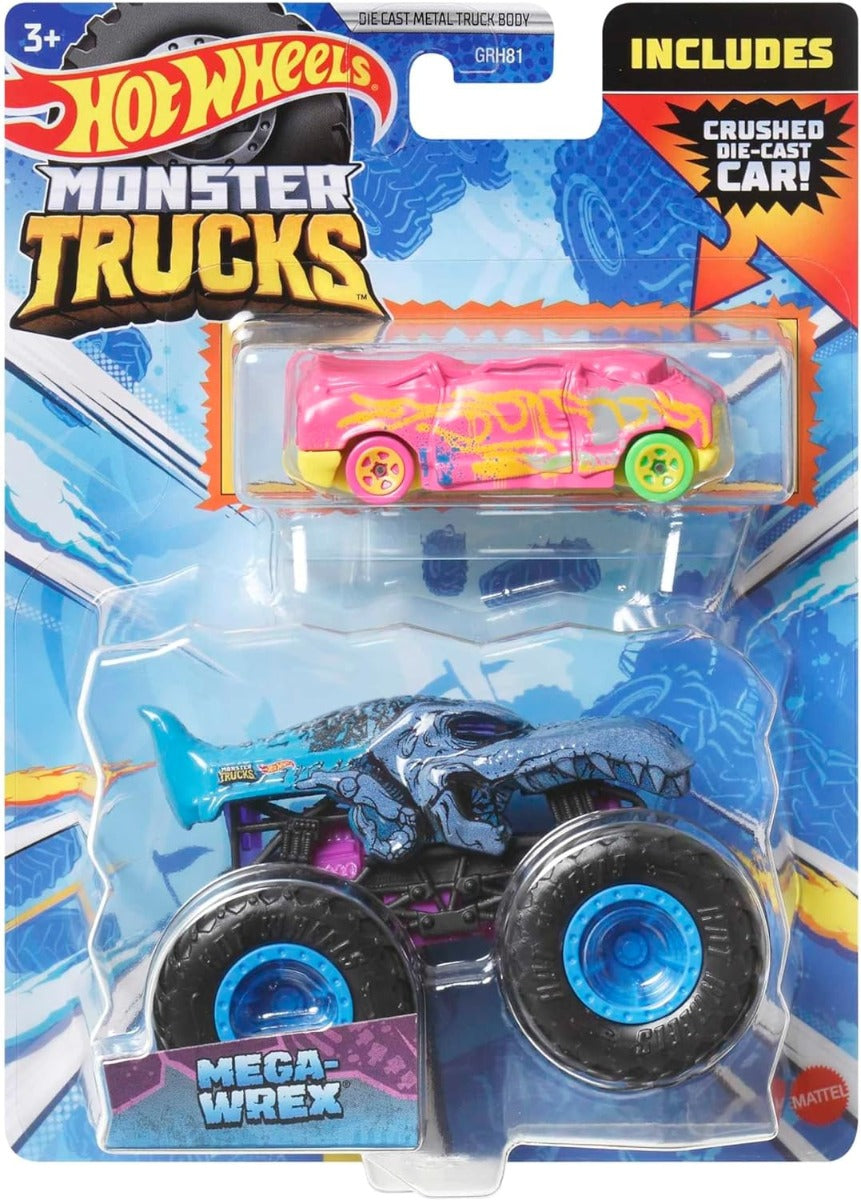 Hot Wheels Monster Trucks Camión 32 Degrees SUV + Flat Iron (Aplastado) GRH81