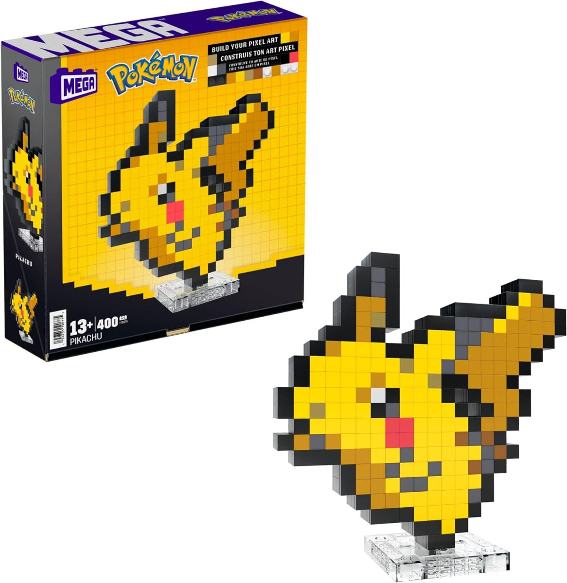 MEGA POKEMON PIKACHU PIXEL HTH74