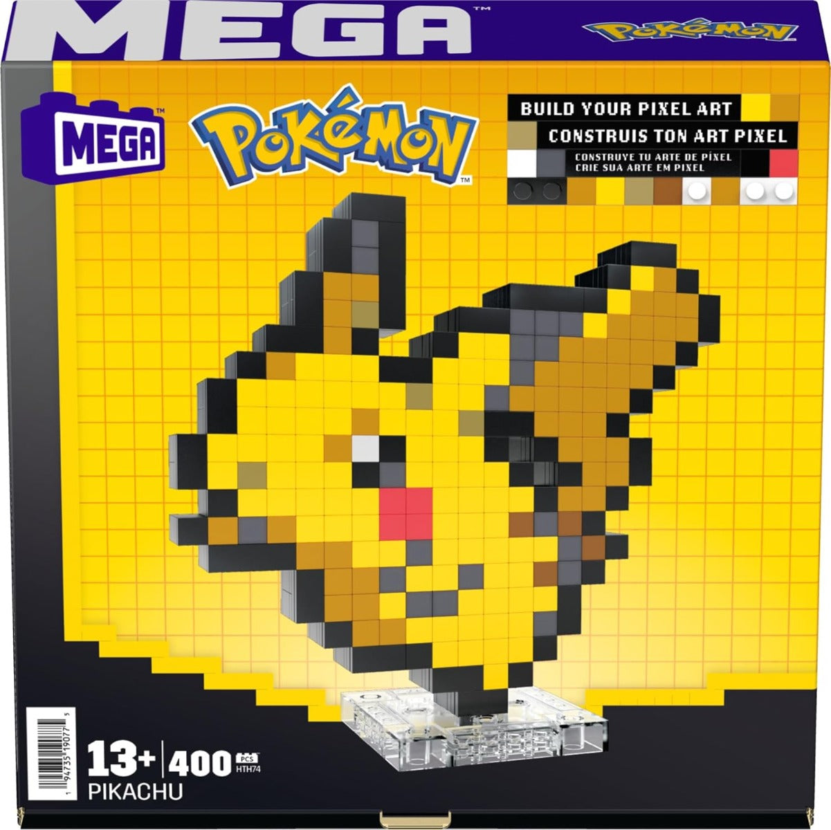 MEGA POKEMON PIKACHU PIXEL HTH74