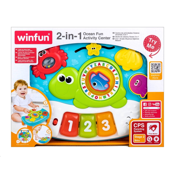 Win Fun 2 En 1 Ocean Fun Mesa De Actividades