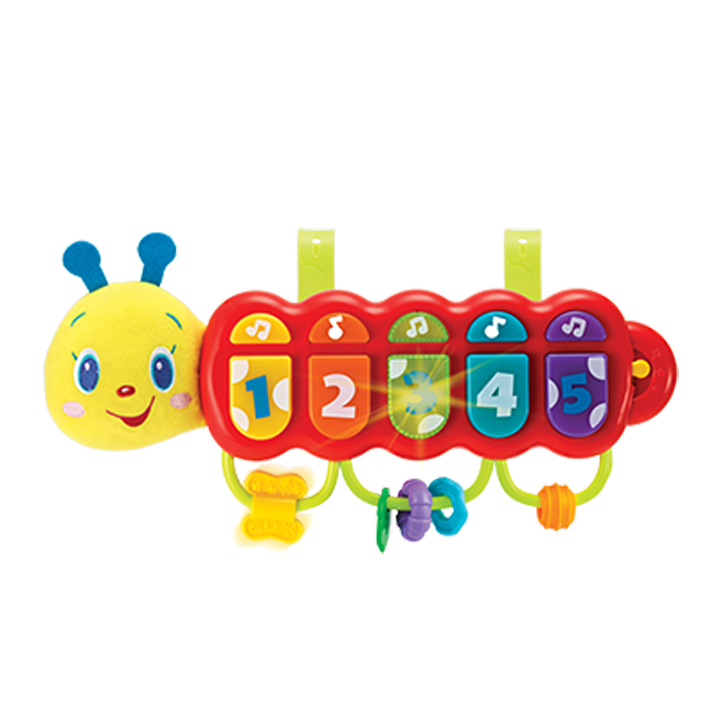 Piano de juguete iluminado con música para bebés