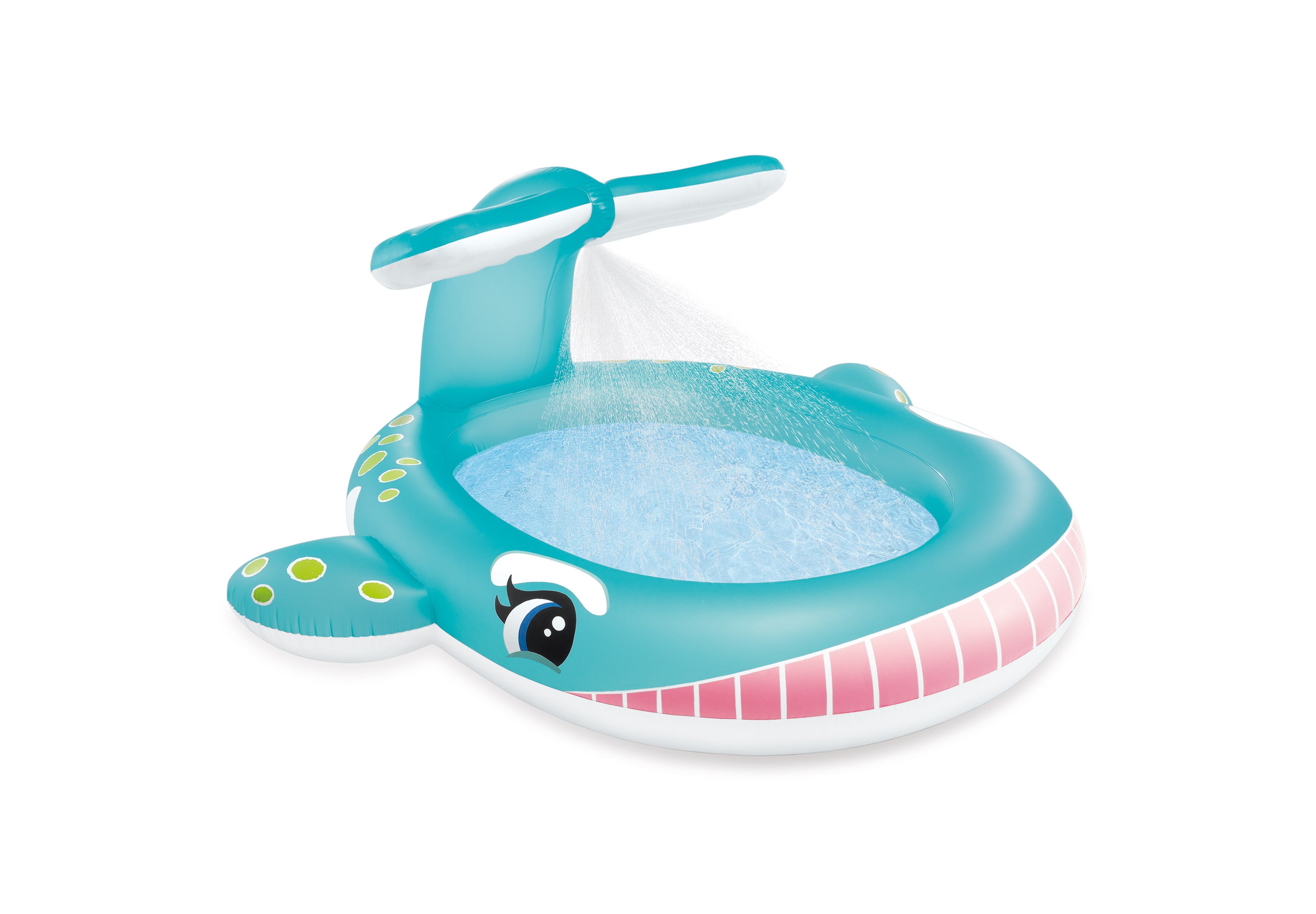 Piscina Inflable de Ballena con Aspersor -Intex