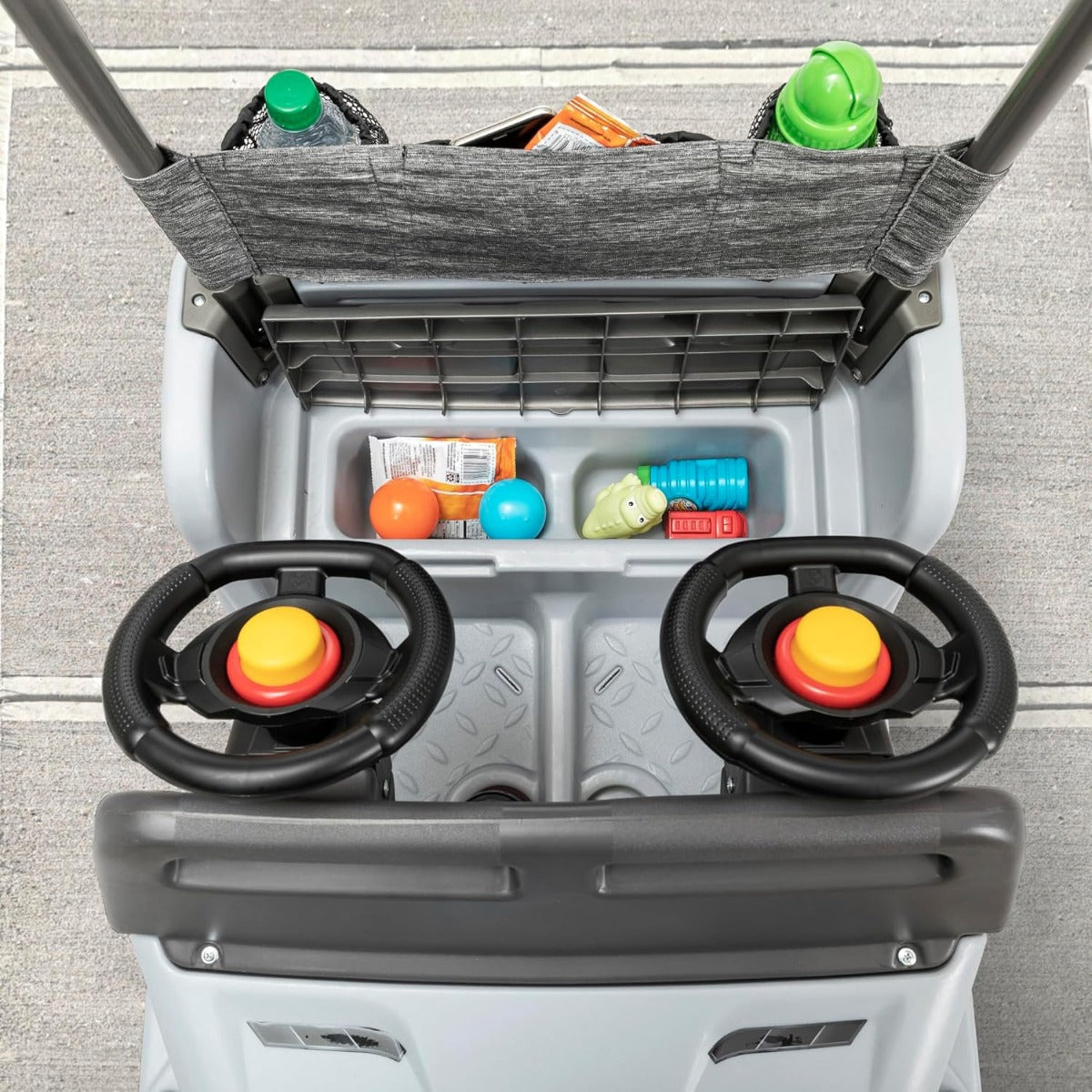 Step2 SUV lado a lado, automóvil para niños de dos asientos con toldo