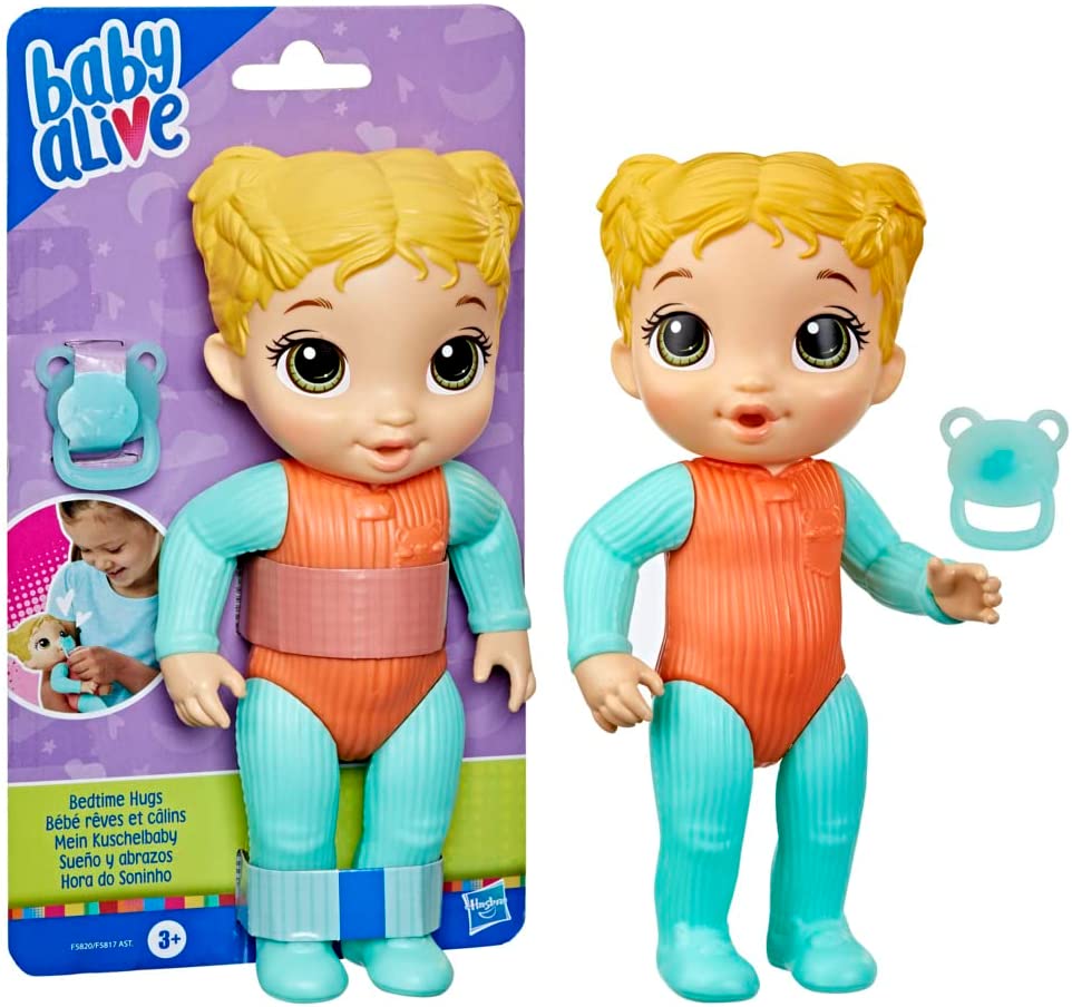 Baby Alive Doll Sleep and Hugs Blonde Hair F5820
