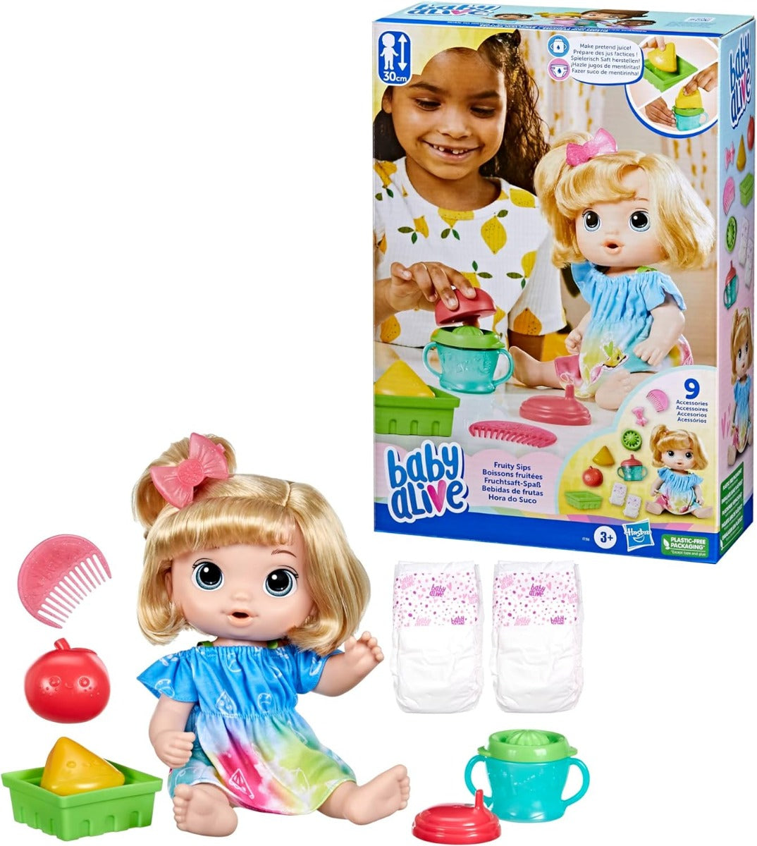 Baby Alive Bebidas de Frutas Manzana F7356