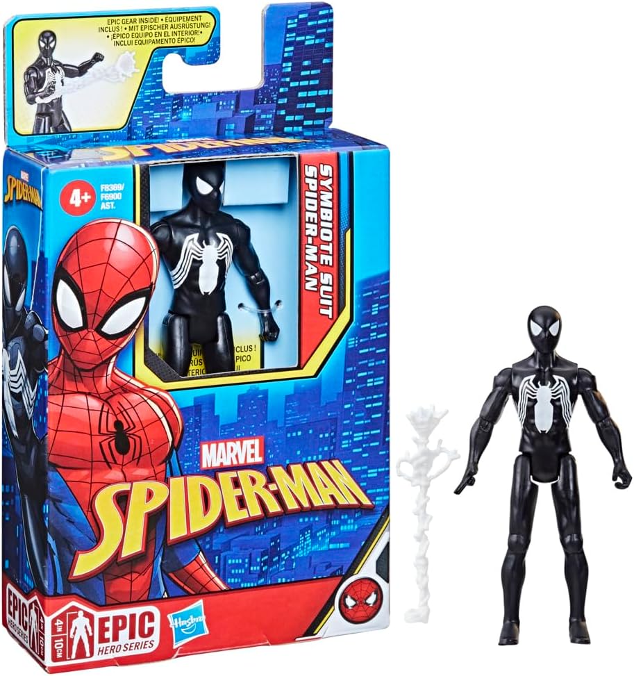 Marvel Spider-Man Epic Hero Series Traje simbionte y Accesorio