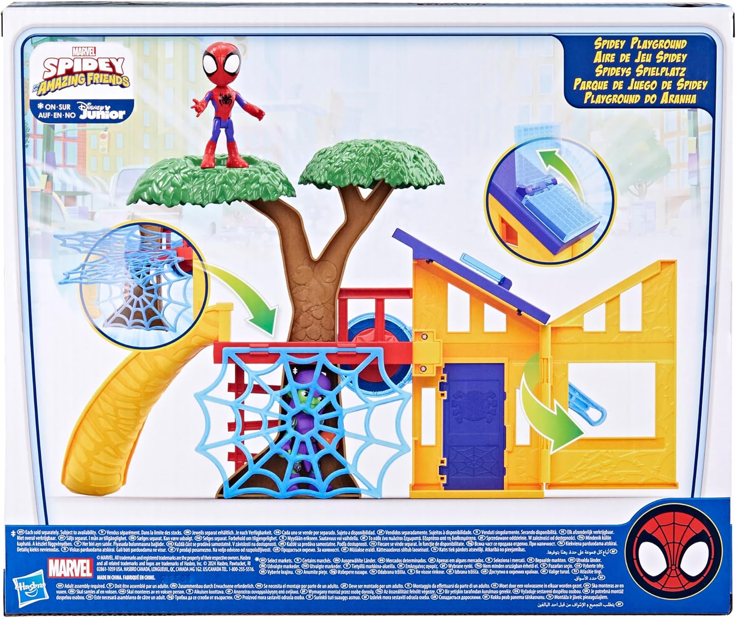 Saf Spidey Playground Scene Playset F9352