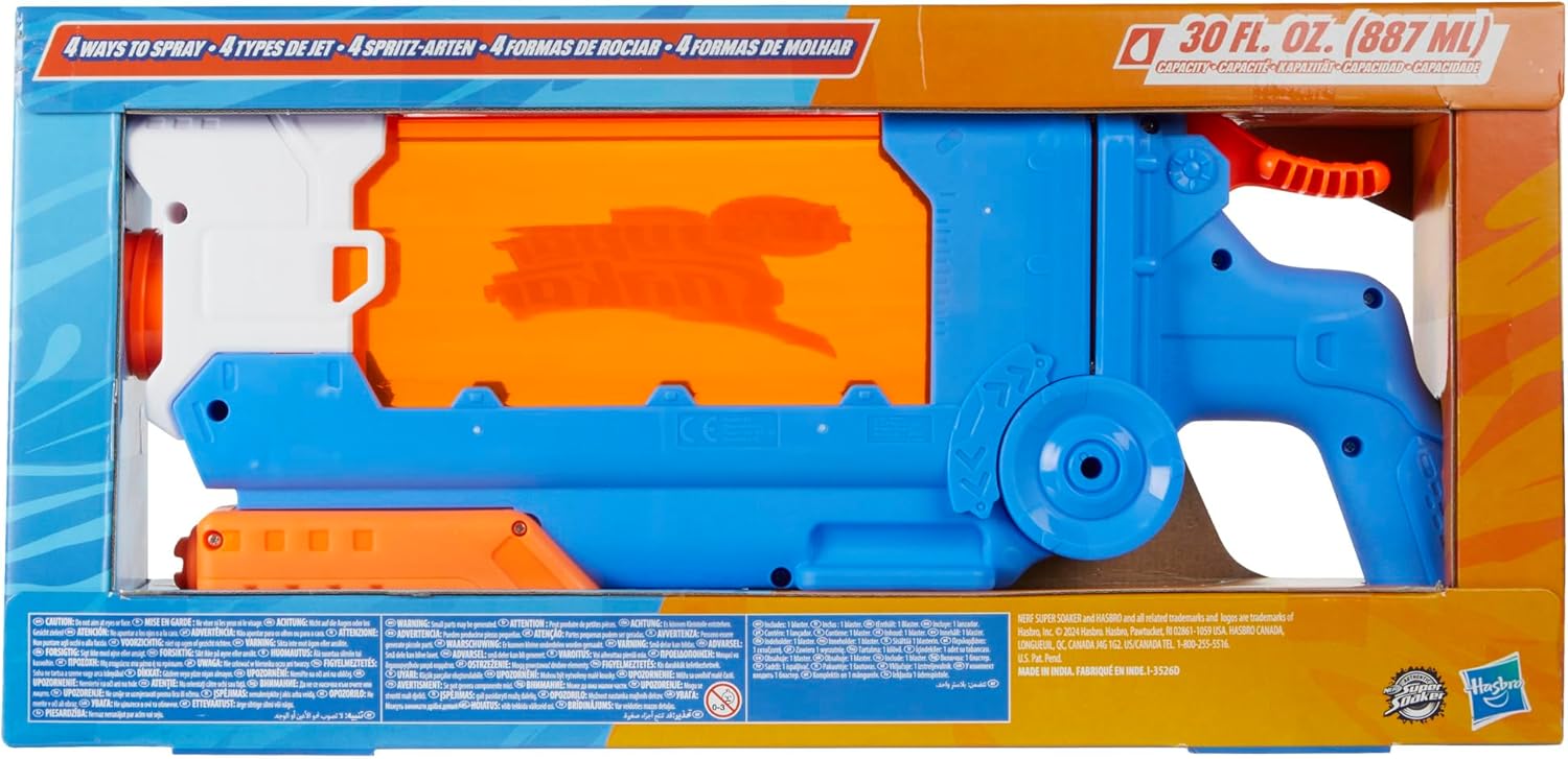 Nerf Super Soaker Flip Fill Water Blaster F8643