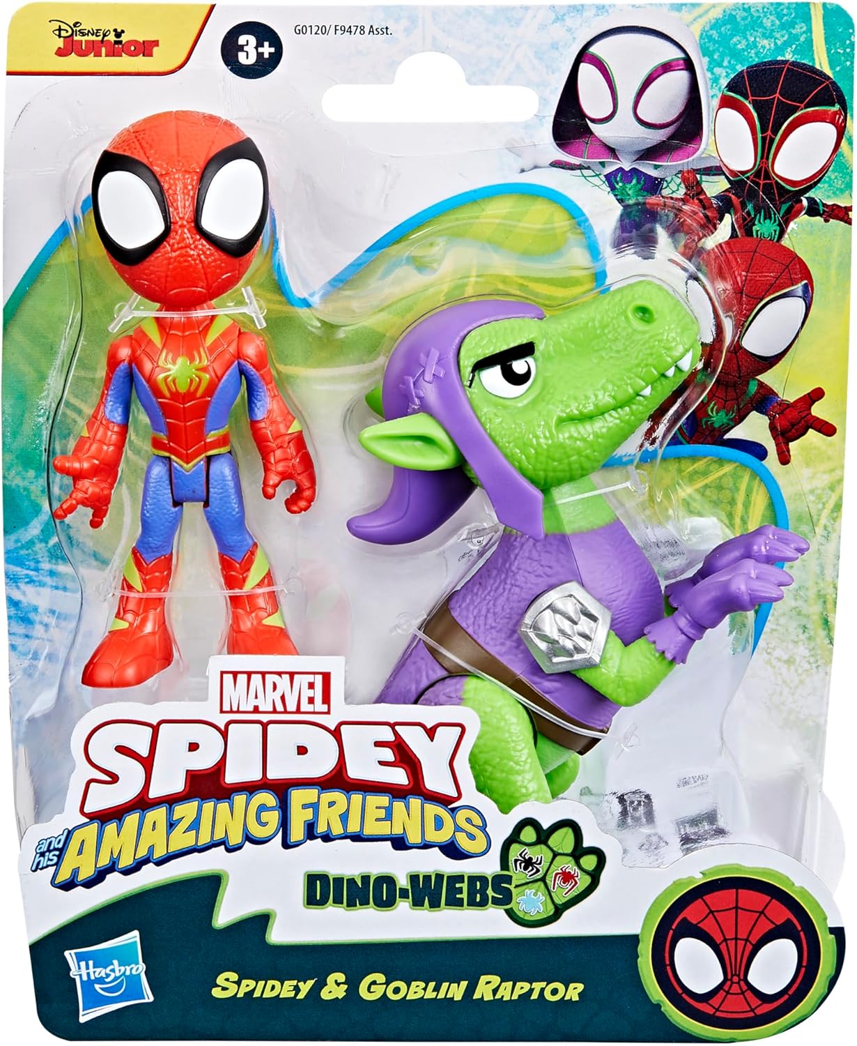 Saf Hero Dino Webs Spidey G0120