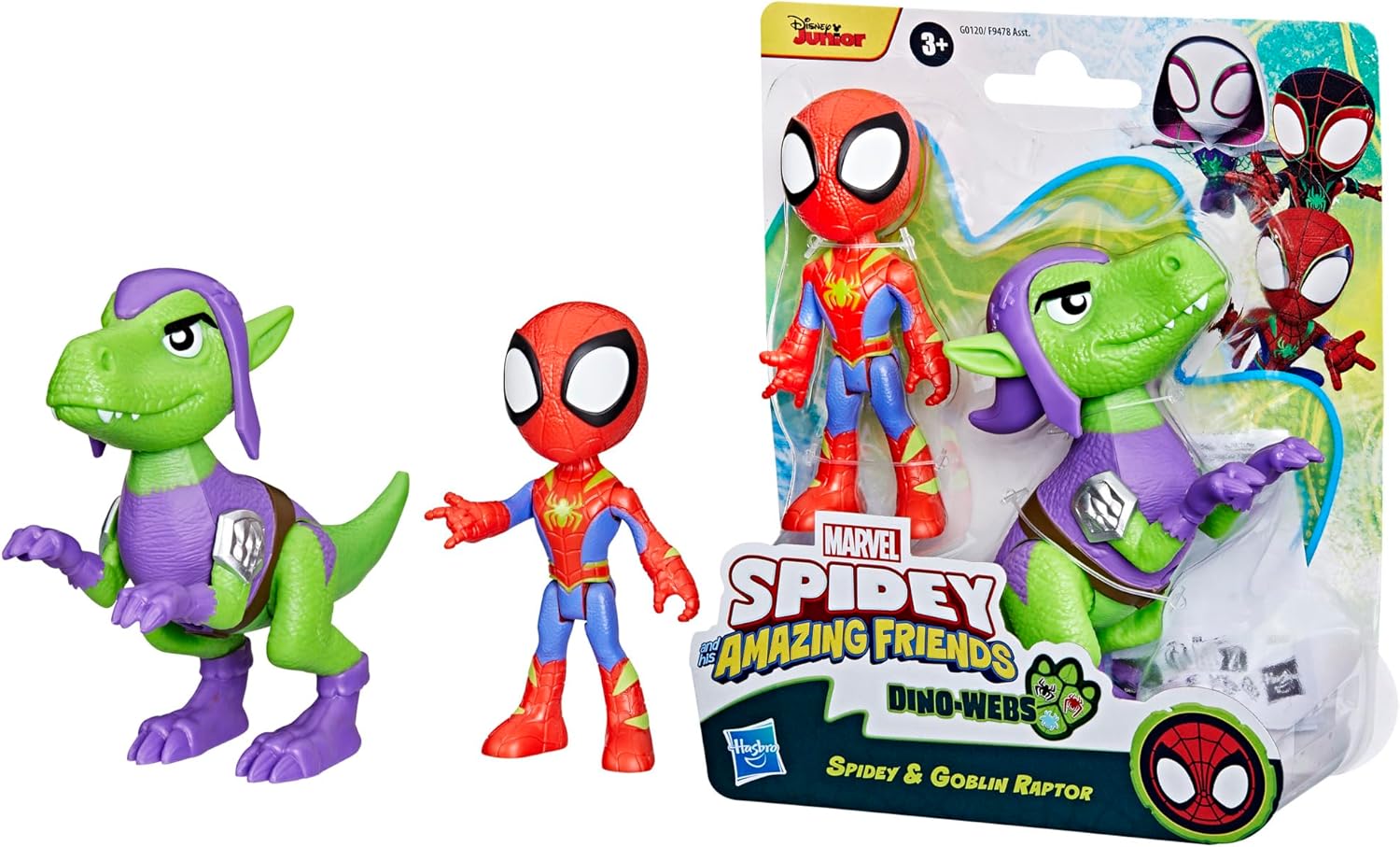 Saf Hero Dino Webs Spidey G0120