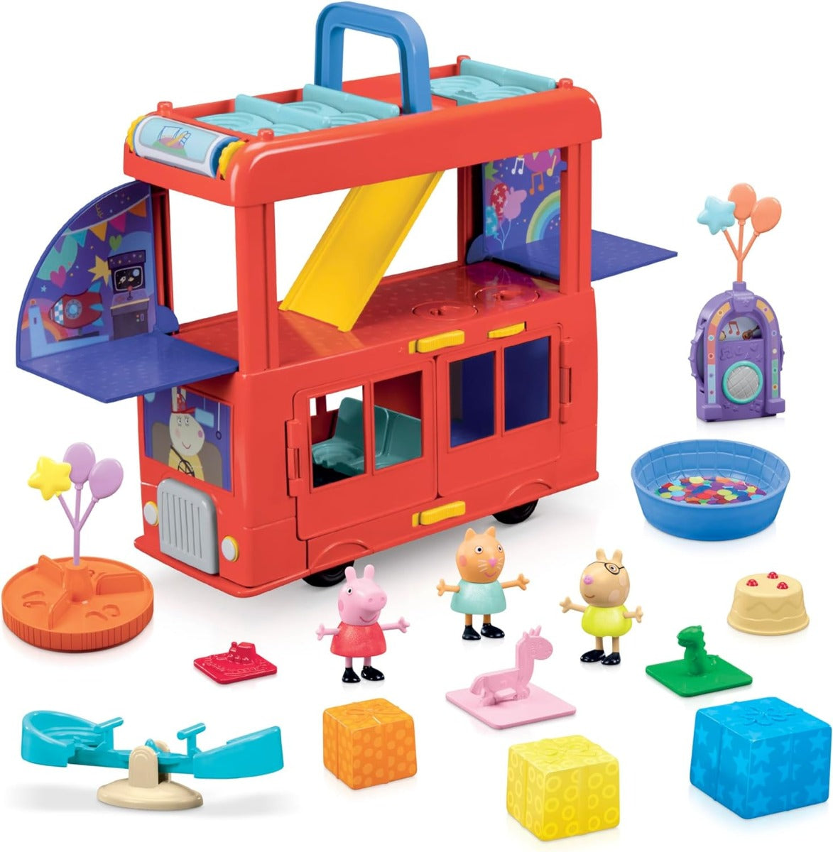 Peppa Pig - 2 in 1 Party Bus F8881