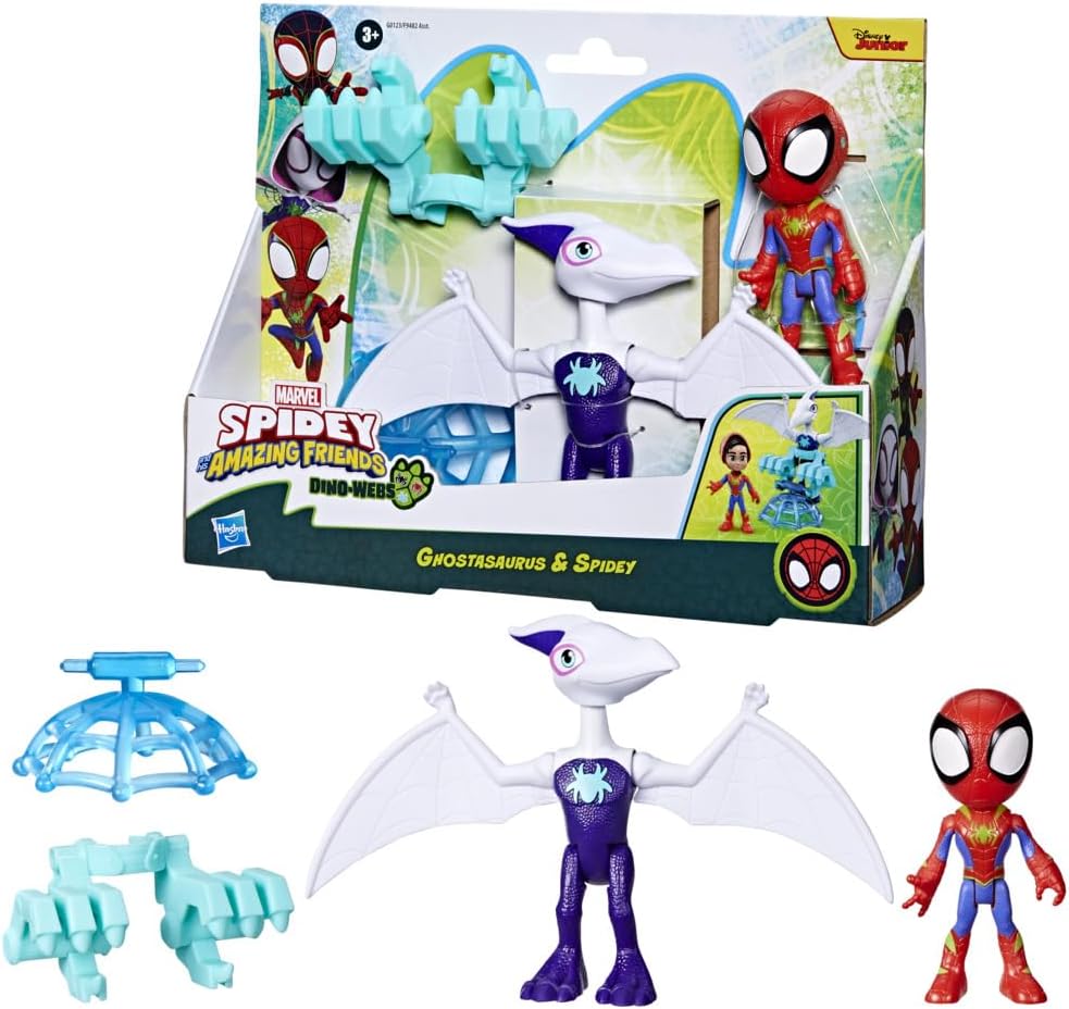 Marvel Spidey and His Amazing Friends Figura de acción de Dino G0123
