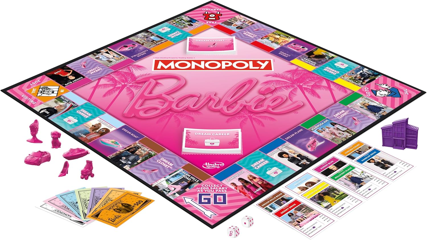 Monopoly Juego de Mesa Barbie G0038