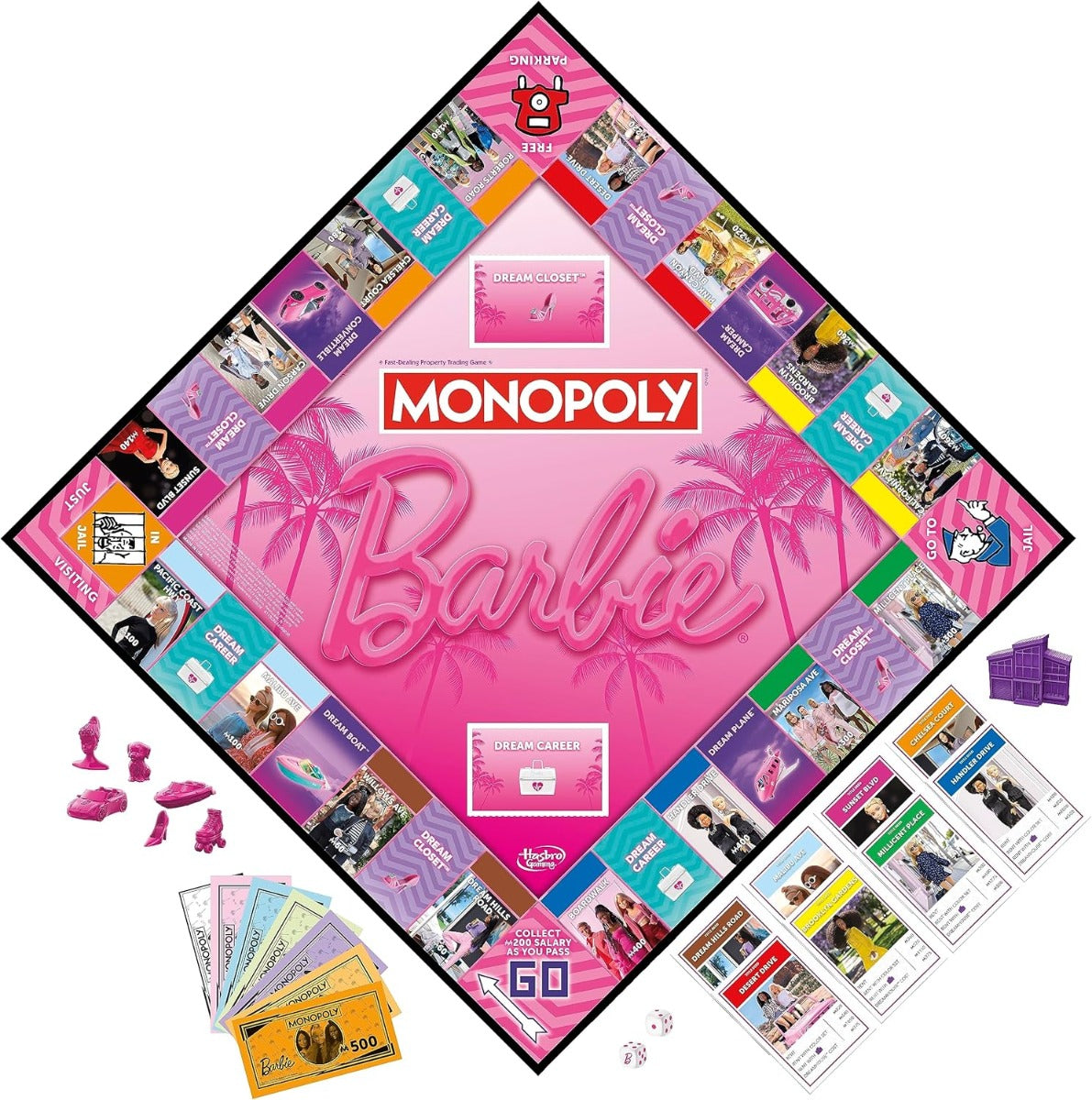 Monopoly Board Game Barbie G0038
