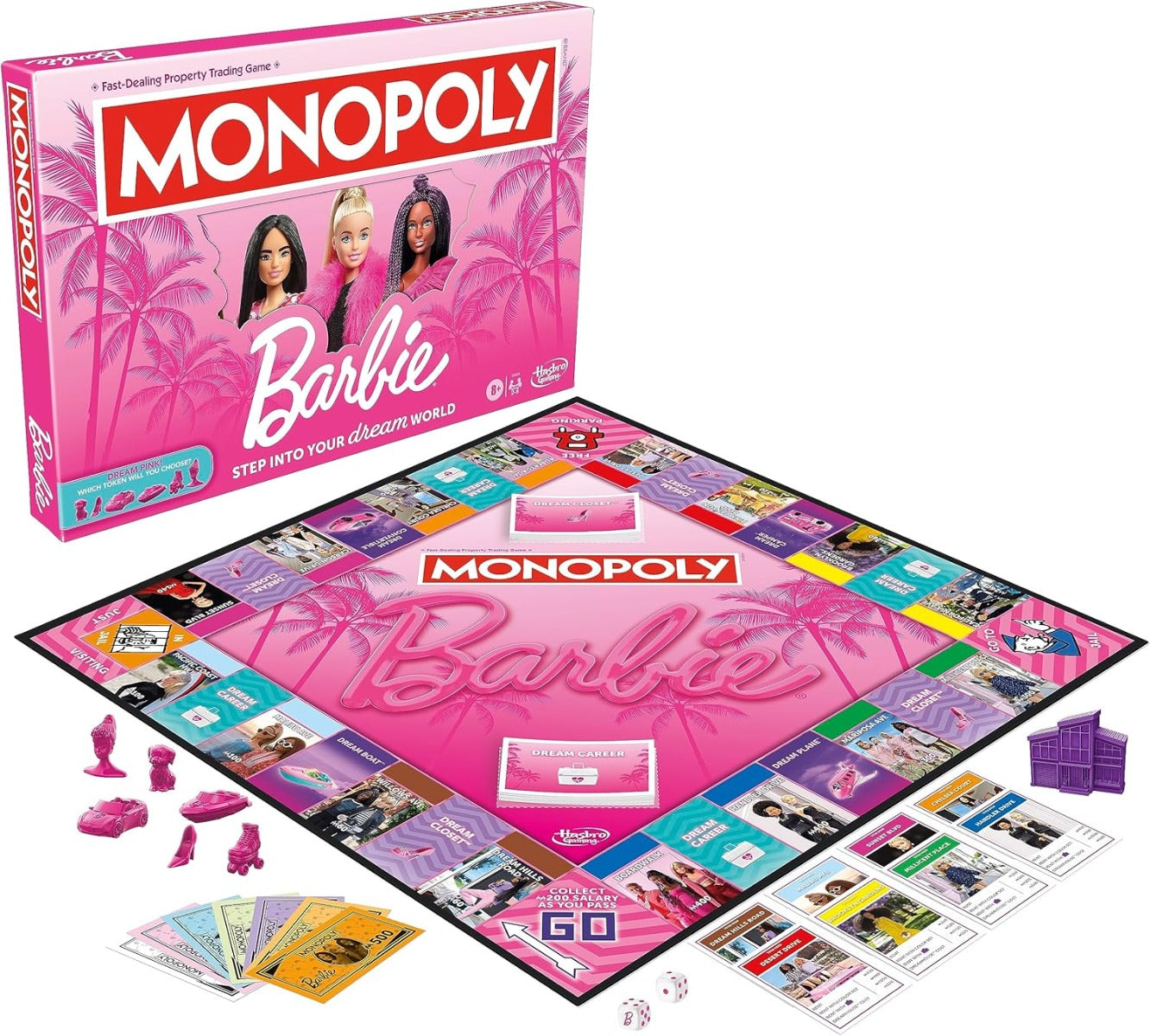 Monopoly Board Game Barbie G0038
