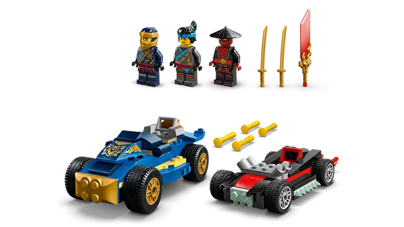 NINJAGO ROGUE VS. DRIX RACE CAR DUEL 71840