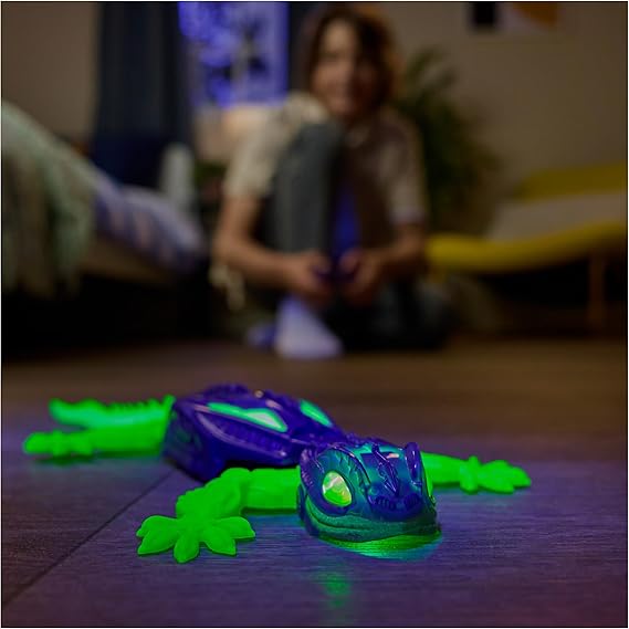 HEXBOTS GECKO BRILLA EN LA OSCURIDAD