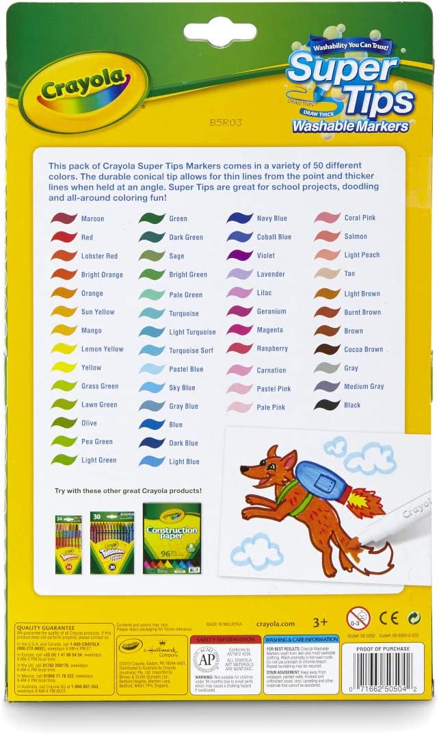 Crayola 50 Super Tips