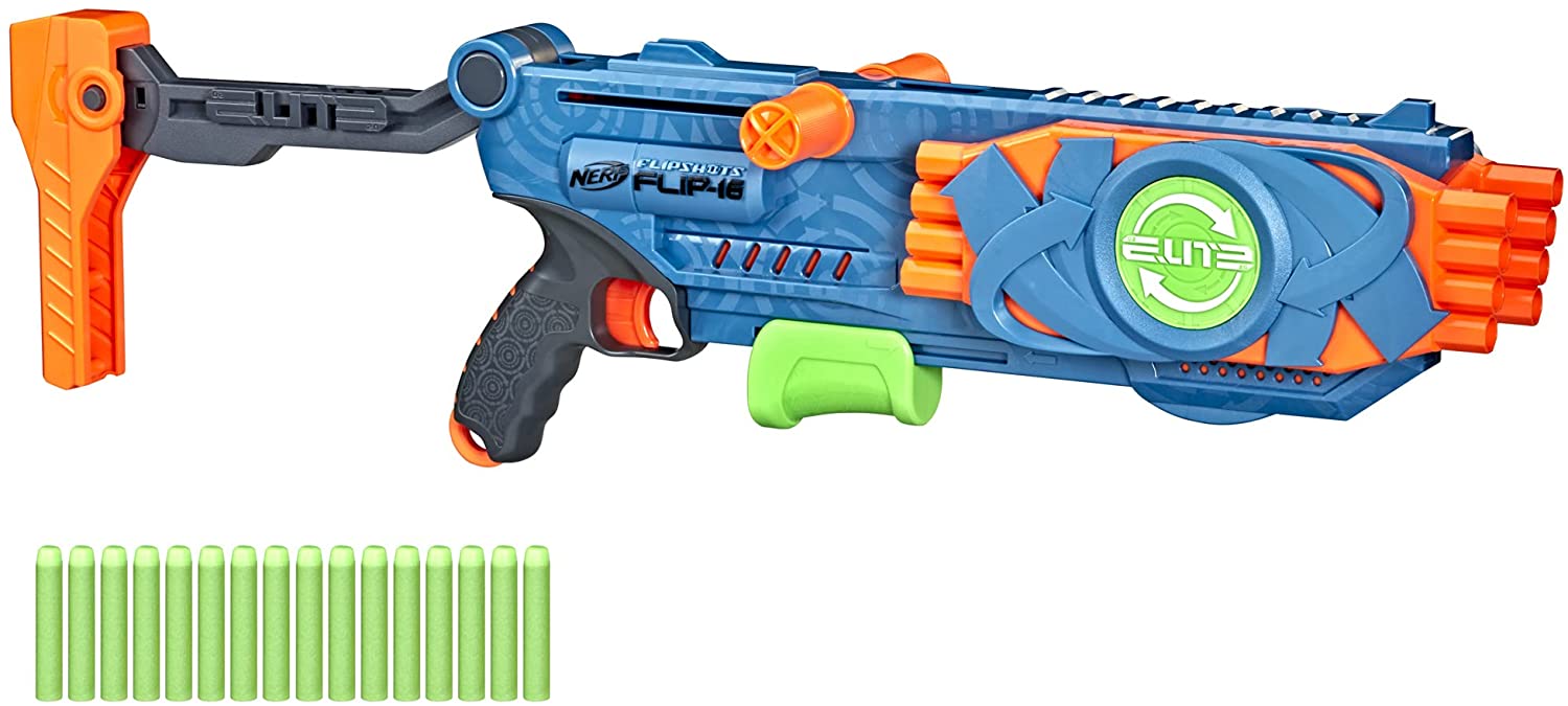 Lanzador Nerf Elite Flip 16