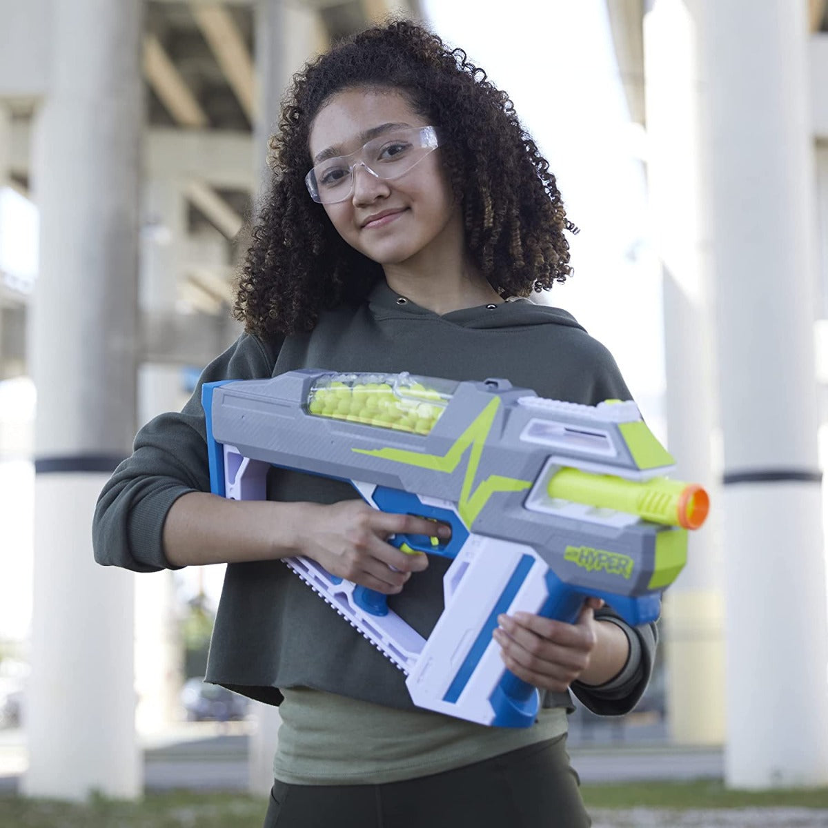 Nerf Hyper Mach-100 Blaster Motorizado