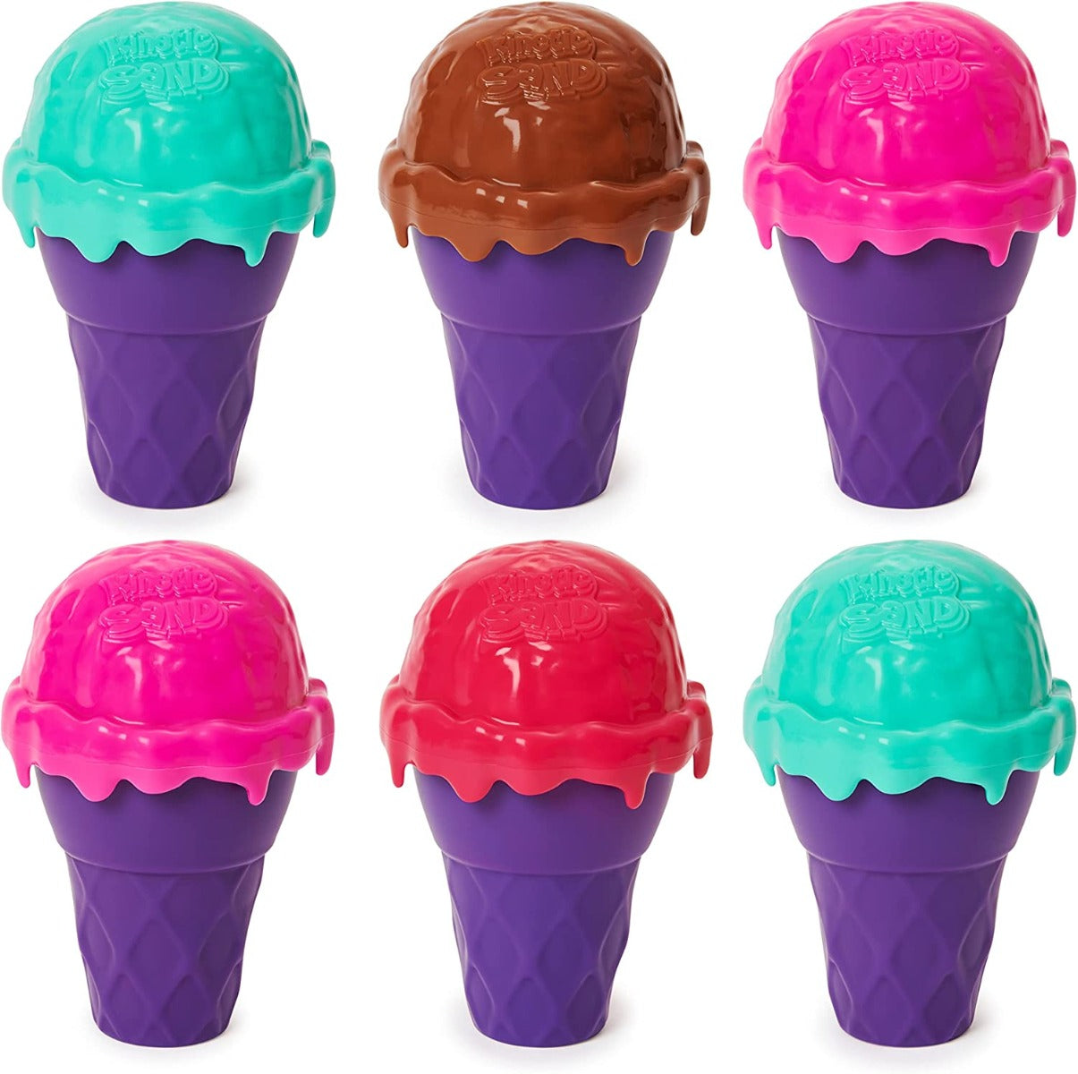 Kinetic Sand: 6 Pack Contenedor De Helados
