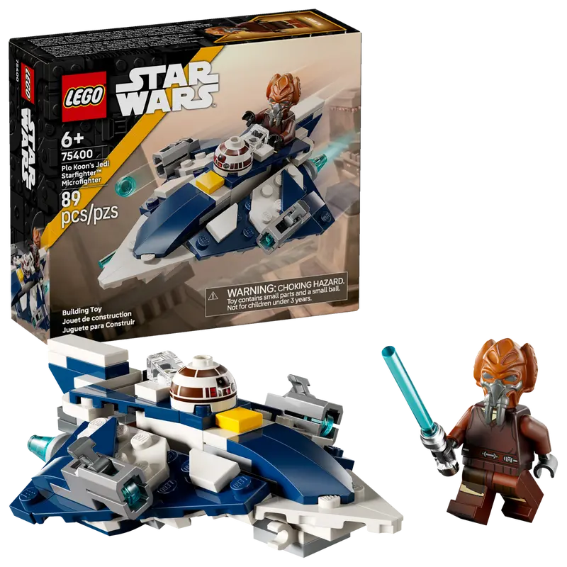 STAR WARS PLO KOON S JEDI STARFIGHTER MICROFIGHTER 75400